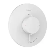 Hansgrohe Ecostat Comfort S – dušo maišytuvas, įmontuojamas į sieną, su termostatu, matinis baltas 33714700