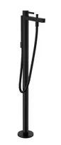 Hansgrohe Finoris – vonios kambario maišytuvas su priedais, juodas matinis 76445670
