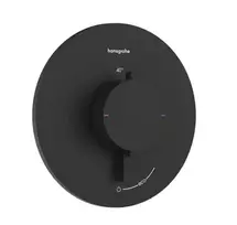 Hansgrohe Ecostat Comfort S – dušo maišytuvas po sienos, su termostatu, matinis juodas 33714670