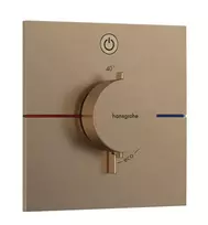Hansgrohe ShowerSelect Comfort – į sieną įmontuojamas termostatinis maišytuvas, šlifuotas bronzos spalvos 15571140