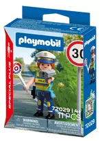 PLAYMOBIL Police officer with speed detector 72029