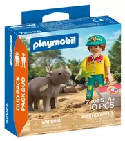 PLAYMOBIL DuoPack Ranger with Rhino 72025