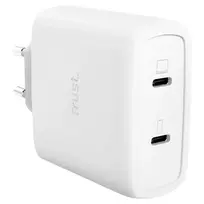 Įkroviklis Trust Maxo 65W 2-Port USB-C GaN White