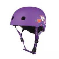 Šalmas Micro Floral Purple S