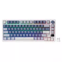 Klaviatūra Royal Kludge RK M75 (Ocean blue) - RK Beige Switches
