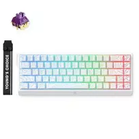 Klaviatūra MCHOSE Ace 68 Magnetinė Hall Effect (White Topographic) - TTC Dragon Lord Magnetic Switches