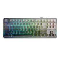 Klaviatūra Aula F87 Pro (Juoda) - Space Crystal Switches