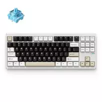 Klaviatūra MCHOSE GX87S Full Aluminium (Milky Brown) - Mist Blue Switches