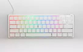 Klaviatūra Ducky One 3 60% (Balta) - Cherry MX Silver Switches