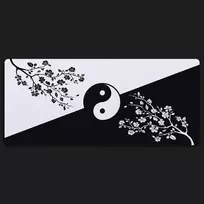 Pelės kilimėlis "LIT Mousepad" Yin Yang - 1200x600x3mm