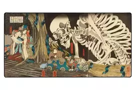 Pelės kilimėlis "LIT Mousepad" Skeleton Spectre, by Utagawa Kuniyoshi - 900x400x3mm