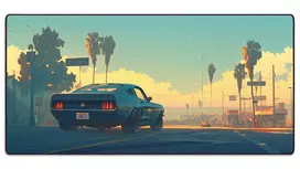 Pelės kilimėlis "LIT Mousepad" Mitzuki's Mustang - 1200x600x3mm