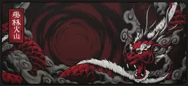 Pelės kilimėlis "LIT Mousepad" Dragon - 1200x600x3mm