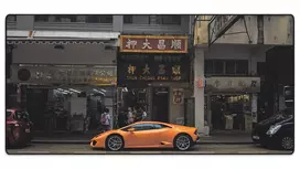 Pelės kilimėlis "LIT Mousepad" Lamborghini Huracan - 1200x600x3mm