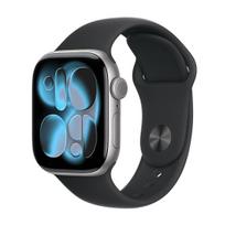 Apple Watch Series 11 GPS 42mm Space Grey aliuminio korpusas su Black sportine apyranke S/M MEQW4LW/A | MEQW4RK/A | 195950631463