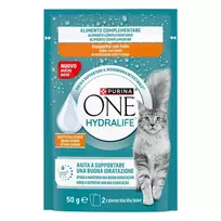 Pašaro papildas suaugusioms katėms vištienos skonio PURINA ONE HYDRALIFE, 50 g