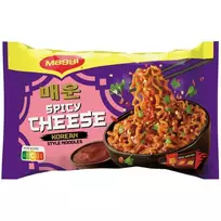 Korėjietiško stiliaus greitai paruošiami sūrio skonio makaronai su aštriu padažu MAGGI, 130 g