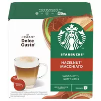 Kavos kapsulės STARBUCKS by Nescafe Dolce Gusto Hazelnut Macchiato, 123g