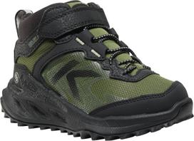 Keen Zionic Mid Wp vaikiški batai juodi/žali