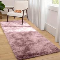 Minkštas violetinis ilgo plauko kilimas, 31,5x62,9 colio / 80x160 cm