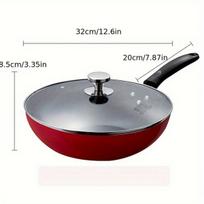 Neprideganti keptuvė indukcinei viryklei, Nelipnus puodas 28cm
