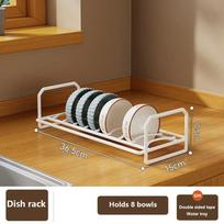 Bowl And Plate Kitchen Storage Dish Rack Cabinet Built In Pull Out Drawer Storage Shelf Under Sink Kitchen Organizer Supplies