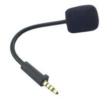 Game Mic Replacement for ROG Delta/Delta S Wireless Gaming Headset 3.5mm Microphone Boom with Foam Cover
