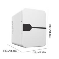 Portable Car Refrigerator 6L Thermal and Cool Fridge 12V DC 220V AC Camping Refrigerator Car Cooler Warmer for Driving Travel balta