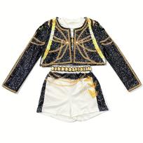 KPDH KDPop Rumi Mira Zoey Cosplay Costume Kids Girl K Pop Huntrix Golden Cosplay Child Halloween Party Clolthes Outfit 100cm juoda