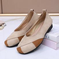 Shoes women's spring and autumn models, flat-soled soft-soled small single shoes, shallow mouth and one pedal, lazy shoes women's shoes, single shoe 35