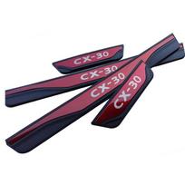 For Mazda CX30 CX-30 Car Door Sill Threshold Pedal Cover Trim   Protector Scuff Plate Guards Interior Accessories 2024 2018-2025