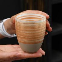 Medieval coarse pottery teacup master cup ceramic kung fu tea set tea tasting cup retro handmade wabi sabi coffee cup water cup