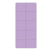 Foldable Yoga Mat Extra Portable Travel Thick TPE Sleeping Mat Non-Slip Men Women Home Gym Workout Pilates Exercise Floor A violetinė