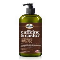 Difeel Koffein & Rizinus Schnelleres Wachstum Shampoo 12 oz. Hergestellt mit Rizinus   l f   r Haarwachstum Sulfatfreies Shampoo