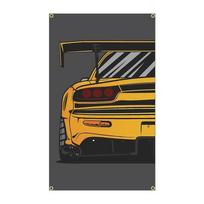 DORA Tin Sign JDM Racing Cars Polyester Wall Plaque Auto Decor Gift 20x30cm（7.8x11.8inch）