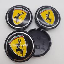 4Pcs/set 64MM Car Wheel Center Caps With Donkey Emblem Logo Wheels Hubcaps Auto Hub Rim Cover Replace Car Tire Accessories 4pcs for Donkey&64mm V64 Cap