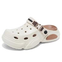 Men'S Summer Outer Wear Non-Slip And Anti-Odor Office Toe-Toe Slippers Dual-Use Beach Sandals 40-41