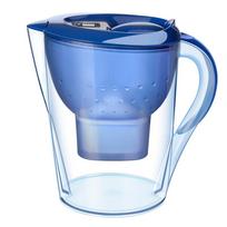 3.5L Water Purifier Pot Digital Display Water Filter Kettle Reduce Limescale and Impurities for Clean Tasting Drinking Water mėlyna