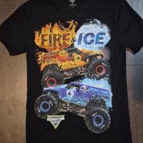 Monster Jam Black World Tour T-Shirt Vintage Racing Monster Truck Graphic Tee M