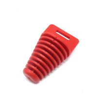ZSDTRP 27-47MM Motorcycle Exhaust Pipe Muffler Dirt Bike 4 Stroke Muffler Pipe Exhaust Silencer Waterproof Wash Plugs raudona