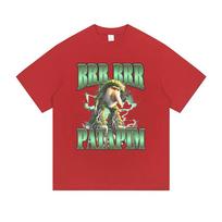 Italian Brainrot Brr Brr Patapim Tshirt Cartoon Funny Meme Tshirt Summer Unisex Women Casual Humor Streetwear Male Fashion Tees 4XL