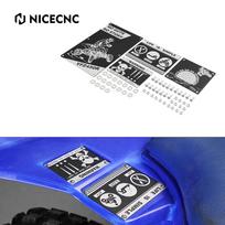 NICECNC For Yamaha YFZ450R 2009 2010 2011-2013 YFZ450 2009 2013 YFZ450X 2010 2011 Fender Warning Tags Durable ATV Accessories China Mainland