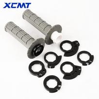 Universal 7/8'' 22mm Handle Grips Dirt Pit Bike Motocross Motorcycle Rubber Handle Bar Grip For KTM YAMAHA Kawasaki Suzuki Honda pilka spalva