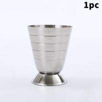Bar Cocktail Shaker 75ml Stainless Steel Glass Measure Cup for Drink Mixing Home Party Supplies 1pcs