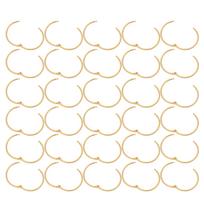 48Pcs Loose Leaf Binder Rings Metal Open Card Rings Heavy Duty Snap Closure for Flashcards Recipe Cards Scrapbook Office China Mainland