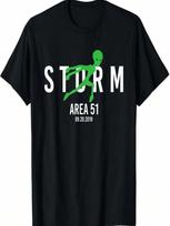 Storm Area 51 09-20-2019 Alien Fun Run Science Lovers T-Shirt S įvairiaspalvis
