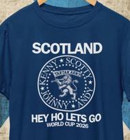 Scotland Ramones World Cup 26 T-Shirt / Tartan Army Punk Rock USA Mexico Canada L