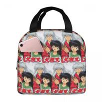 Manga Kimono Inuyasha Sesshomaru Insulated Lunch Bag for Women Kids Portable Food Boxes Thermal Lunch Box Tote One Size