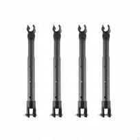 4 Pieces Camping Wagon Table Support Rod Adjustable Height Tabletop Pole Set for