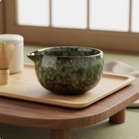 Diancha Whisking Bowl Song Period Influenced Matcha Handmade Ceramic Tea for Home